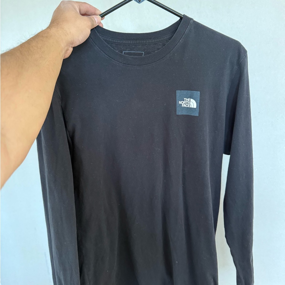 The North Face Black Long Sleeve T-Shirt Men Size Small Used